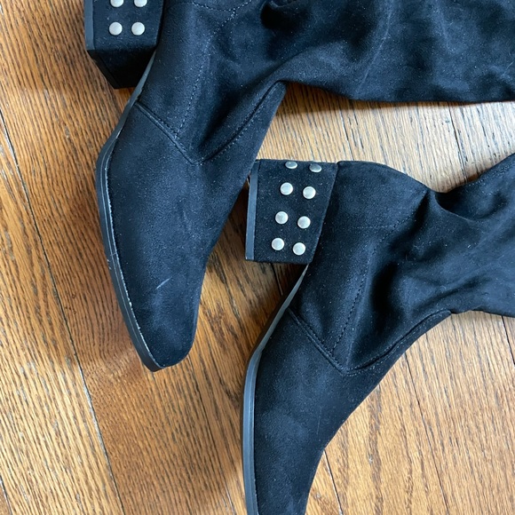 Woman’s Faux Suede Knee Height Boots Size 9.5 - Picture 5 of 5